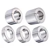 5 Sizes Magnetic Cock Ring Stainless Steel Scrotum Pendant Lock Ball Stretcher Scrotum Restraint Testis Weight Sex Toy For Men