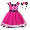 Fantaisie Mini souris habiller à pois anniversaire bébé fille robe Mini souris Cosplay Costume filles fête princesse taille 15T4355754