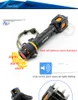 Military T6 LED rechargeable flashlight for protection against wolves hunting security patrol outdoors tactical outdoor defensive camping