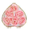 Mode 6 stücke Box Handgemachte künstliche rose seife blume romantische bad seife rosen für valentine hochzeitsgeschenk
