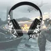 Kopfhörer Camouflage Stereo Deep Bass mit Mikrofon für PSXBOX ONEComputer Switch Game Player Handy Headset Gaming Hea5096867