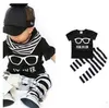 Kids Designer Clothing Baby Boys Girls Odzież Zestawy Krótki Rękaw Bawełniane Spodnie Spodnie Newborrn Cartoon Zwierząt List Drukuj D467