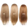 perruque de cheveux humains brésiliens pré-plumés 4x4 perruque avant de lacet miel blond couleur soyeux cheveux raides wigs235b