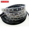 5V 72LEDS APA102 Digitale LED Strip 5050 RGB SMD Smart Addressable Flexibele TV TV PIXEL LICHT 5M / ROLL Zwarte PCB Waterdichte IP67