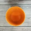 Ny 2019 Silicone Cupcake Moulds Muffin Moulds Cupcake Fodral Non-Stick Värmebeständig bakplattformar Matkvalitet Candy Färg