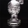 10 '' Hauteur Squelette humain Bong en verre Narguilés avec bol givré de 14 mm Quartz Banger Pipes à fumer en verre transparent Livraison mondiale