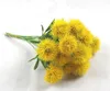 50 sztuk Single Stem Dandelion Sztuczne Kwiaty Plastikowe Kwiat Dekoracje Ślubne Długość Około 26 cm