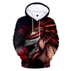 Erkek Hoodies Tişörtü Bleach 3D Baskılı Yüksek Kaliteli Kadınlar / Erkekler Moda Anime Uzun Kollu Kapşonlu Kazak Streetshirt Giysileri