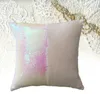 11 Kleur Sequin Mermaid Cushion Cover Kussen Magische Glitter Sierkussen Case Home Decoratieve Auto Sofa Kussensloop 40 * 40cm Ljjk1141