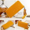 New Ladies Purse Hand Bag Leather long crocodile Handbag Wallet Zipper European beauty Purse56548994765092