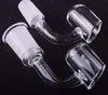 Hona Hane 10 14 18 mm Quartz Nail 4 mm Tjock Hane Hona 100 % ren Quartz Banger Nail Kupollös nagel