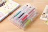 Retail Box Pen Dozen Plastic Transparante Case Geschenkdoos Penhouder voor promotionele Crystal Pen SN2241