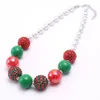 Neueste 3-Stil Baby klobige Perlenkette Weihnachten Mädchen Kinder Geschenk handgemachte Kette Halskette Kaugummi Schmuck