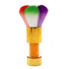 Colorful Soft Nail Cleaning Brush Nail Art For UV Gel Nail Dust Cleaner Brush Manicure Pedicure Tool Accessories