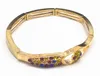 10PCS Lot Mix Style Gold Crystal Rhinestone Bracelets Bransletety do DIY Fashion Biżuter Prezent Cr35 Shipp2821