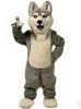 2019 fabrika yeni Husky Köpek Maskot Kostüm Yetişkin Çizgi Film Karakteri Mascota Mascotte Kıyafet Suit Fantezi Elbise Parti Karnaval Kostüm