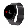 0,96 inteligente aptitud del reloj del perseguidor Hombres Mujeres M9 SmartWatch impermeable pulsera del ritmo cardíaco del deporte del monitor de correas para Android IOS