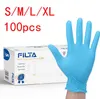 Disposable nitrile Gloves Protective anti Gloves Universal Household Garden Cleaning Gloves For Left and Right Hand 100pcs/box