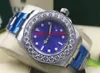 5 color Luxury watch 126660 126600 Sea-Dweller DAY DATE 44mm Big diamond bezel Automatic Men's watch mens watches Wristwatche267I