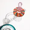 Cap Carb US vidro Cor 32 milímetros OD Para Quartz Banger prego Rig Bong Oil premium Beracky Unhas da tubulação de água Bongos Dab Rigs 1003