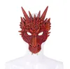 Halloween Dragon Mask Mardi Gras Party PU Foam 3D Animal Kran Mask Fancy Dress Party Kids Adult Gift Toy