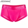 7colors Jockmail Ultrathin Ice Sexy Underwear Men Boxers Solid Convex Mens UnderPants短いパンティースリップHomme Cueca Gay Male Box4063771