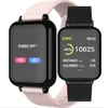 1PCS Fashion B57 Kleurenscherm Smart Horloge Hartslag Bloeddrukoximeter Stap Oproepherinnering Bluetooth Sportarmband1895749