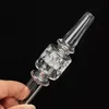 Smoking Accessories Nector collector Tip for Thick Pyrex Clear Filter Tips Tester Glass Water Hand Pipes