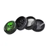 Nyast Färgglada Skull Pattern Aluminium Alloy Herb Grind Spice Miller Grinder Crusher Slipning Hackad för Cigarett Tobak Rökning Verktyg DHL