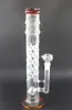 16 Inches Straight Tube Glass Bong Hookahs Bubbler Oil Dap Rig with 14mm Male Bowl for Smoking Accessories