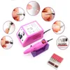 Nail Drill Kit Professional 20000RMP Electric Low Heat Low Noise High Quality Acrylic Electric Nail Gel File Drill Machine