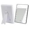 Miroir de maquillage Ruimio avec 816 LED Miroir cosmétique avec tactile Switch Switch Statted Stand for Tabletop Bathroom Travel8903670