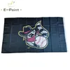 MILB Quad Cities River Bandits Flag 35ft 90cm150cm Polyster Banner decoração voando Home Garden Gifts Festive Gifts5622966