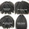 Real hair Natural ponytail hairstyle for black women kinky curly Afro drawstring ponytail hair extension with clip in 140g black hair ponny