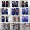 Heren Basketbal RJ Barrett Jerseys Allonzo Trier Kevin Knox Walt Frazier Patrick Ewing Edition Earned City Thuisteam Marineblauw Wit