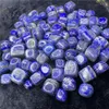 자연 청소소 Lazuli Squar Cube Crystal Rumbed Stone 불규칙한 작은 크기의 아름다운 보석 좋은 세련된 크리스탈 힐링 6296769