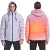 Erwachsene Männer Frauen Elektrische beheizte Jacke Heizweste USB Thermal Warm Cloth Heißer Verkauf Winterjacke Größe (M-5XL) Ohne Power Bank Batte