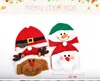 男性と女性のためのクリスマスのビーニー帽子サンタクローストナカイ雪だるまクリスマスデコレーションパーティー用品4スタイルWX9-1691