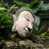 Kunsthandwerk Sandskulptur Buddha-Statue Stadthaus Zen-Statue Dekoration Ornamente Gartenlandschaft Wohnaccessoires