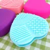 Brushegg Heart Silicone Brush Cleaner Egg Make Brushs Cleaner Cleansing Glove Brushegg Cosmetic Professional Make Up rass Инструменты