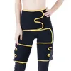 Novo modelador de corpo de neoprene feminino modelador de coxa fitness cintura redutora cinto para controle de barriga feminino para queima de gordura 234l