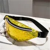 Reise Frauen Fanny Pack Urlaub Gürtel Taille Tasche Pailletten Glitter Gürteltasche Tasche Mode Damen Einstellbare Schulter Taschen Taille Packs2973