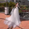 Gorgeous Plus Size Syrenki Suknie ślubne z odłączanym pociągiem Głębokie V Neck Lace Długie Rękawy Suknia Ślubna Suknie Ślubne Vestidos de Novia