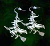 Witch Zombie Ghost Bat Pumpkin Head Minimal Halloween Earrings Charm Pendant Hip Hop Earring Jewellery For Women Gift A438