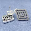 Wholesale- linhas prisioneiras 925 Sterling prata cz diamante com caixa original para jóias pandora com caixas originais senhoras brincos