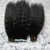 Gruba taśma Yaki Remy w ludzkich włosach Extens 80 sztuk Kinky Prosta taśma w Humber Hair Extension Dwuosobowy klej do włosów Wątek 200g