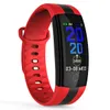 QS01 Smart Bransoletka Fitness Tracker Ciśnienie krwi Tętno Monitor Smart Watch Wodoodporny Smart Wristwatch dla iPhone Android IOS Telefon