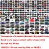 Partihandel Baseball Snapback Basketball Hattar All Team Sport För Vuxna Mens Womens Justerbar Party Gorras Billiga Presentkort