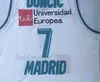 2020 Sport University European League White 7 Luka Doncich Trainers Basketball Jerseys College Basketball Wear Apparel Uniforms Kits Sport