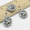 100 adet Kuş Yuvası Charms Kolye Retro Takı Aksesuarları DIY Antik gümüş Kolye Bilezik Küpe Için Anahtarlık 18 * 15mm